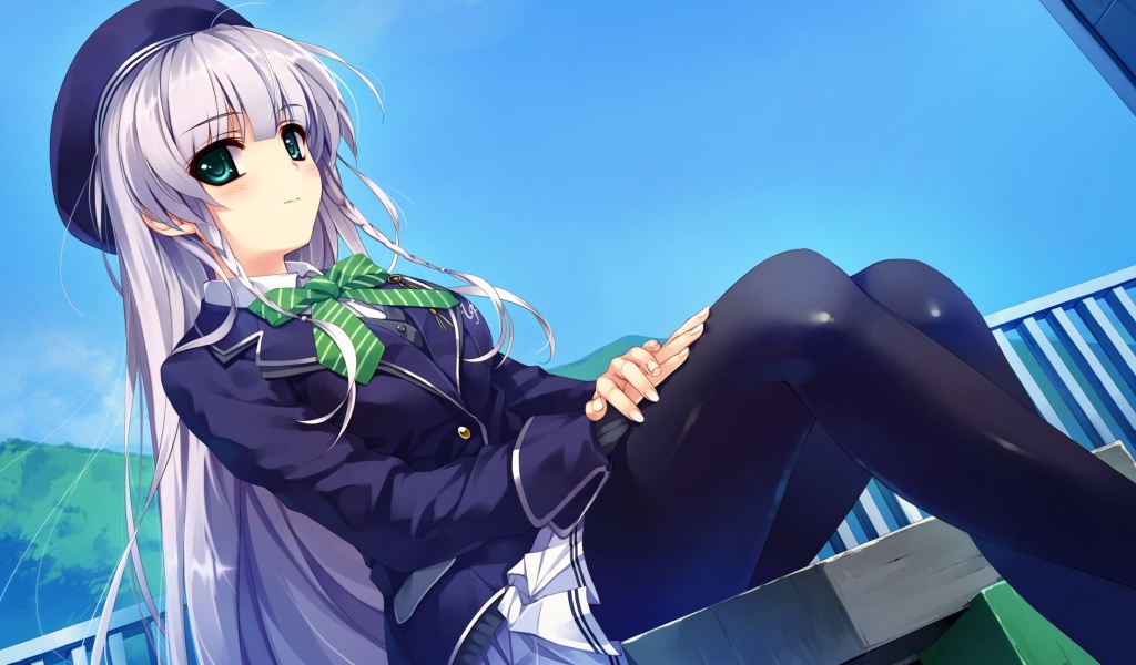 Школьница в аниме Ushinawareta Mirai wo Motomete