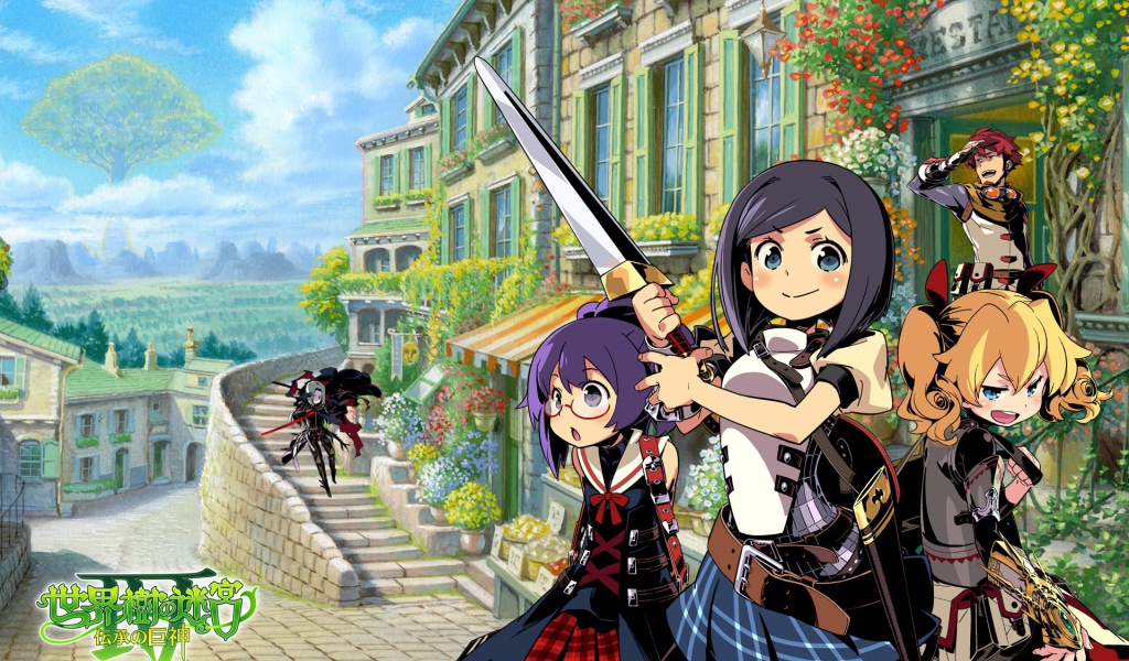 Школьница с мечом, аниме девушки