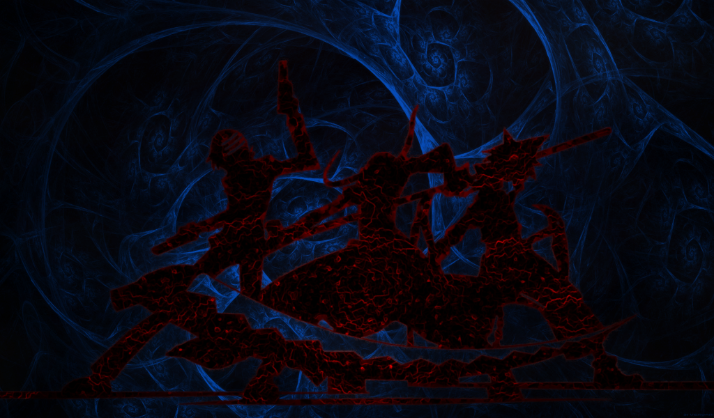 Силуэты героев Soul Eater