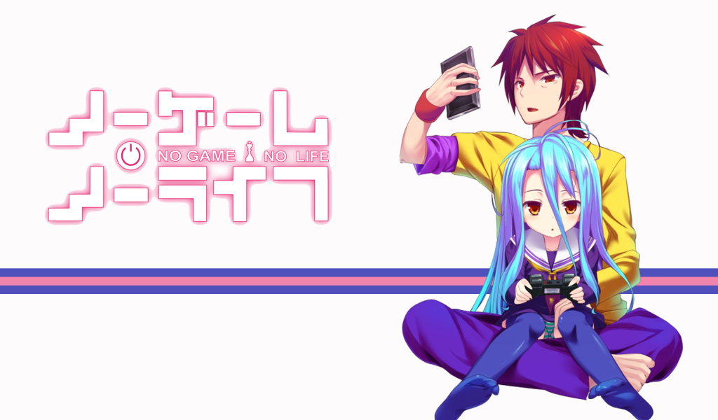 Сора и Широ из аниме Игра на выживание