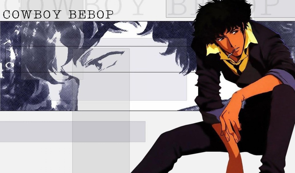 Парень Спайк из аниме Ковбой Бибоп