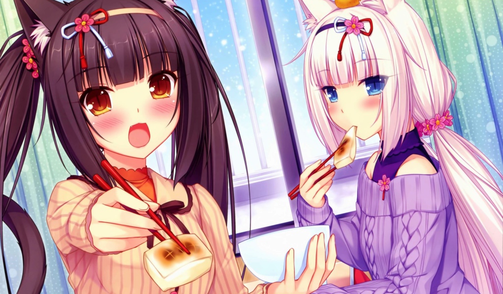 Суши в аниме Neko Para