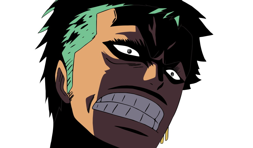 Зубы персонажа аниме Большой куш