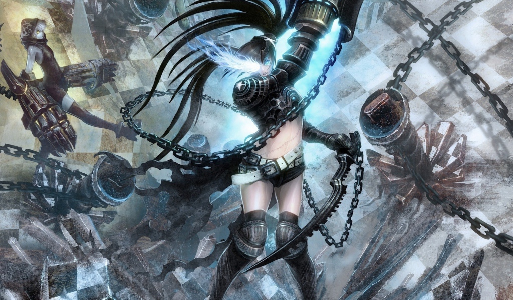 Сражение в аниме Стрелок с Черной скалы