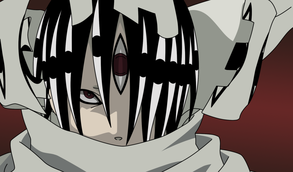 Темноволосый герой аниме Пожиратель душ