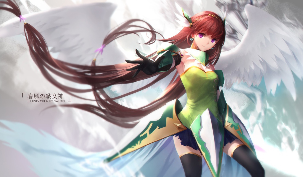 Девушка от художника аниме swd3e2