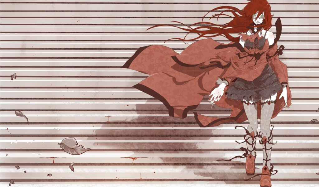 Девушка из аниме Тёмный дворецкий