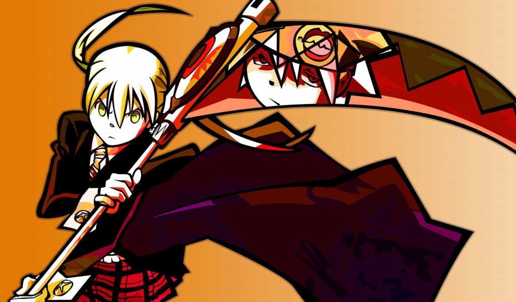Девушка в аниме Soul Eater