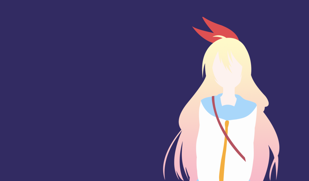 Девушка на синем фоне, аниме Притворная любовь