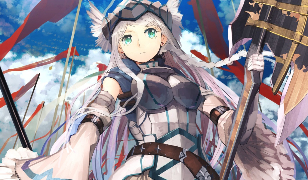Девушка воин из аниме Лог Горизонт