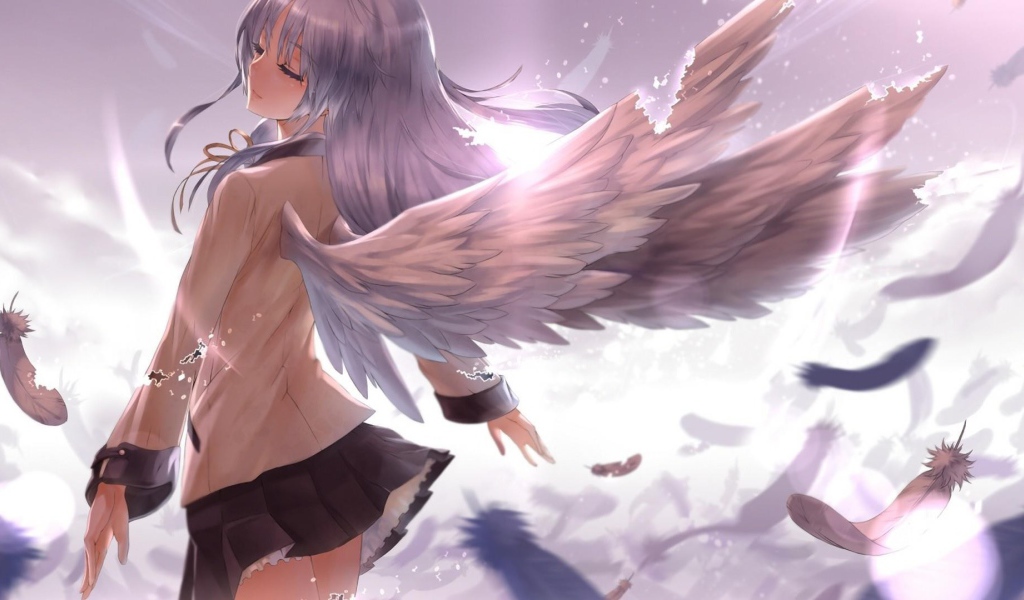 Девушка с крыльями, аниме Kantoku