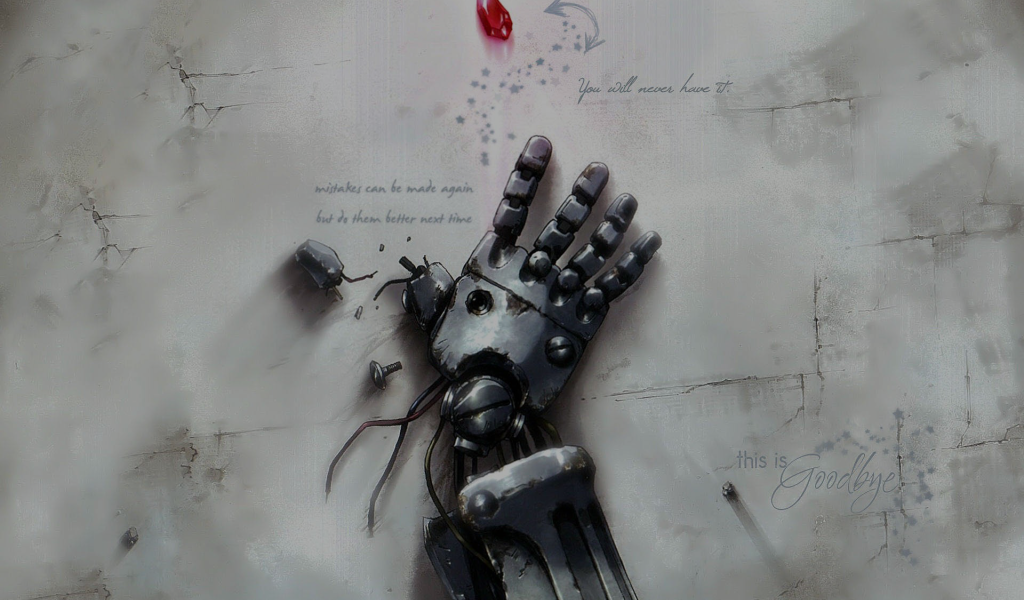 Рука робота из аниме Стальной алхимик