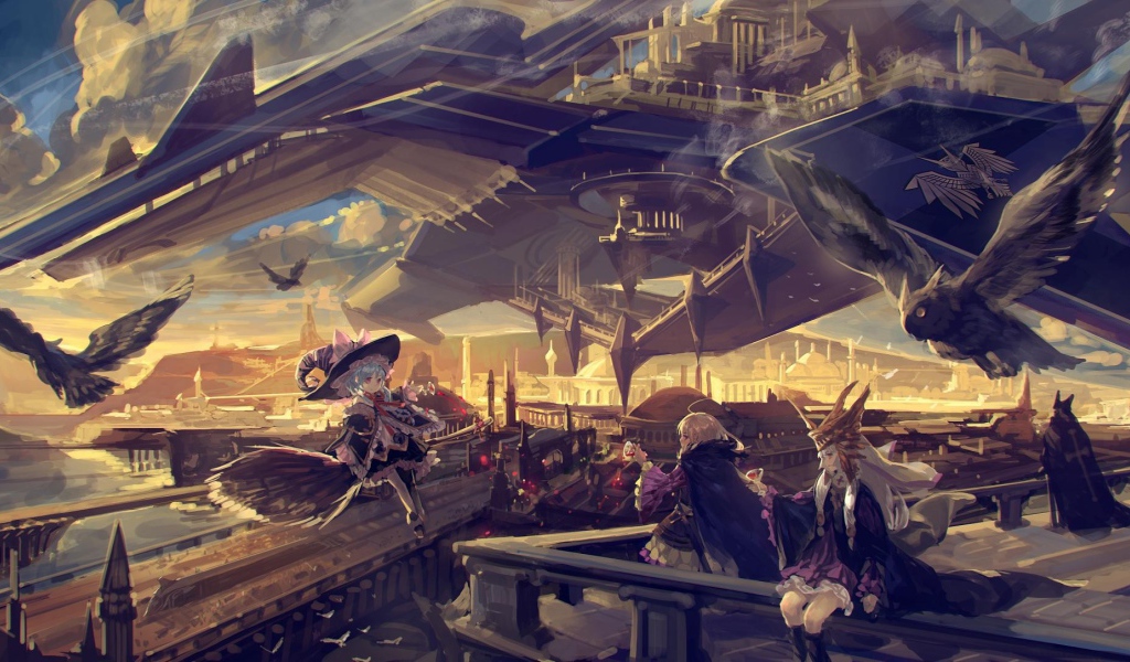 Мир будущего, аниме Pixiv Fantasia