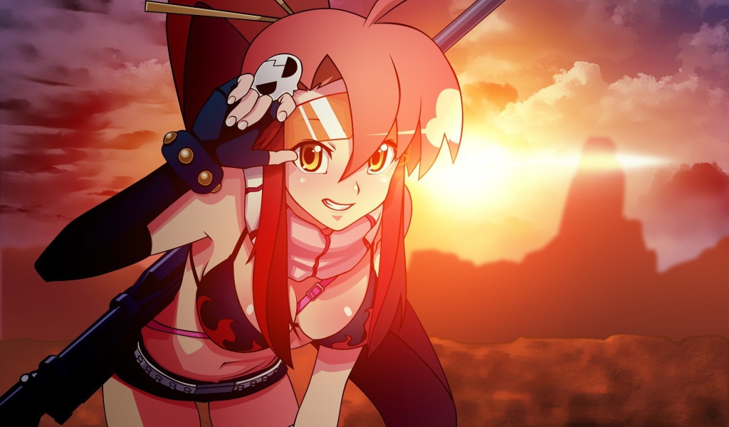 Девушка воин из аниме Тэнгэн Топпа Гуррен-Лаганн