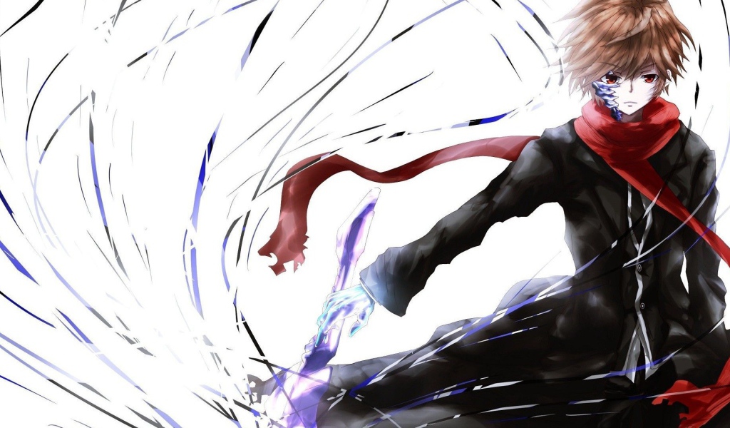 Ветреный герой аниме Guilty Crown