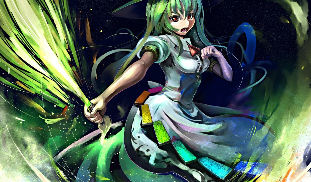 Ведьма в аниме Touhou Project