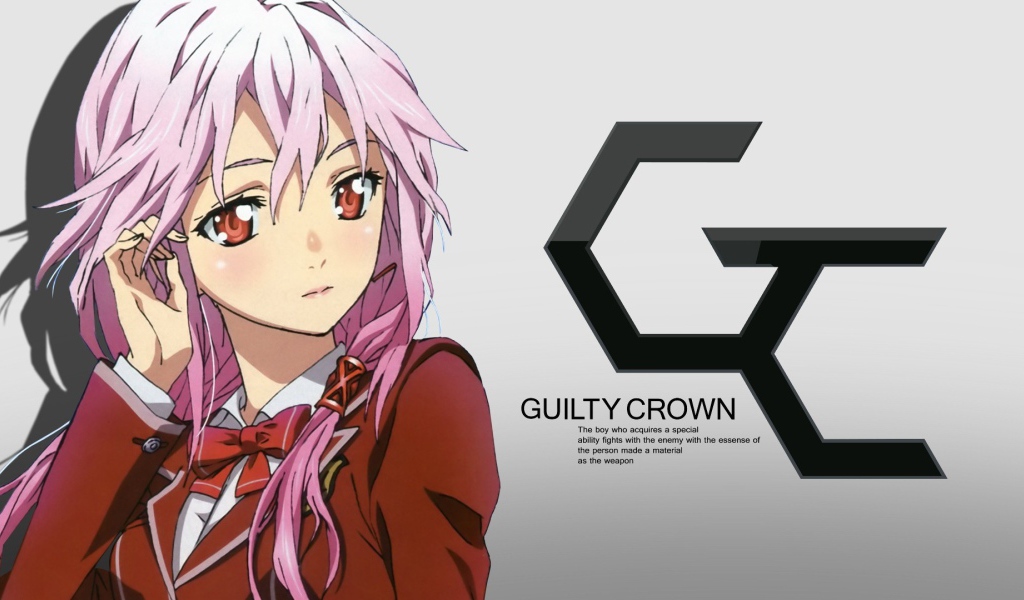 Девушка на постере аниме Корона грешника