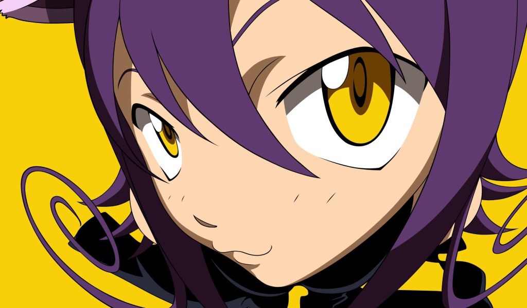 Желтоглазая героиня аниме Soul Eater