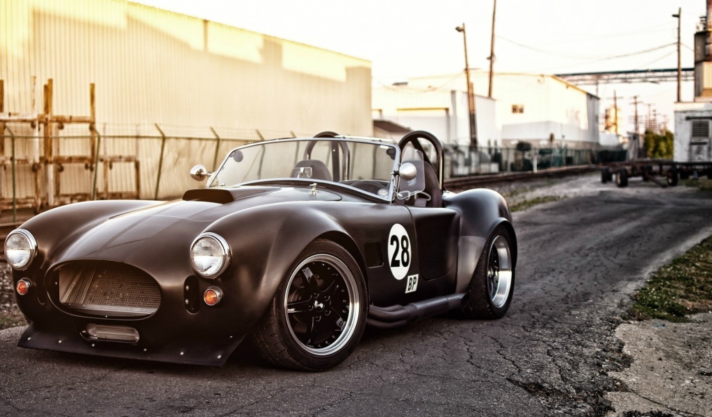 Черный Шелби кобра