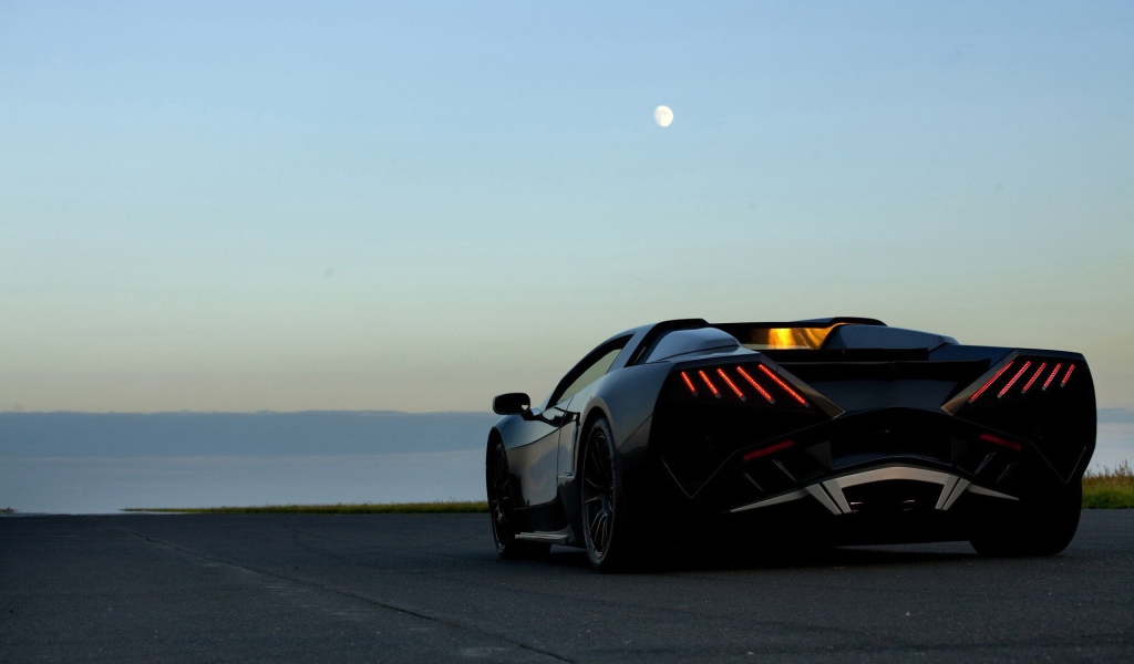 Черный автомобиль Arrinera Hussarya