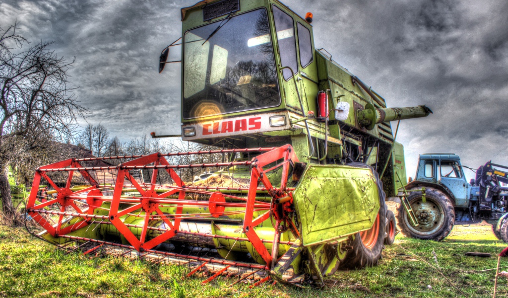 Уборочный комбайн для сельского хозяйства