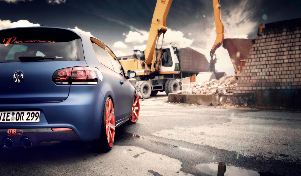 Маленький и большой автомобиль