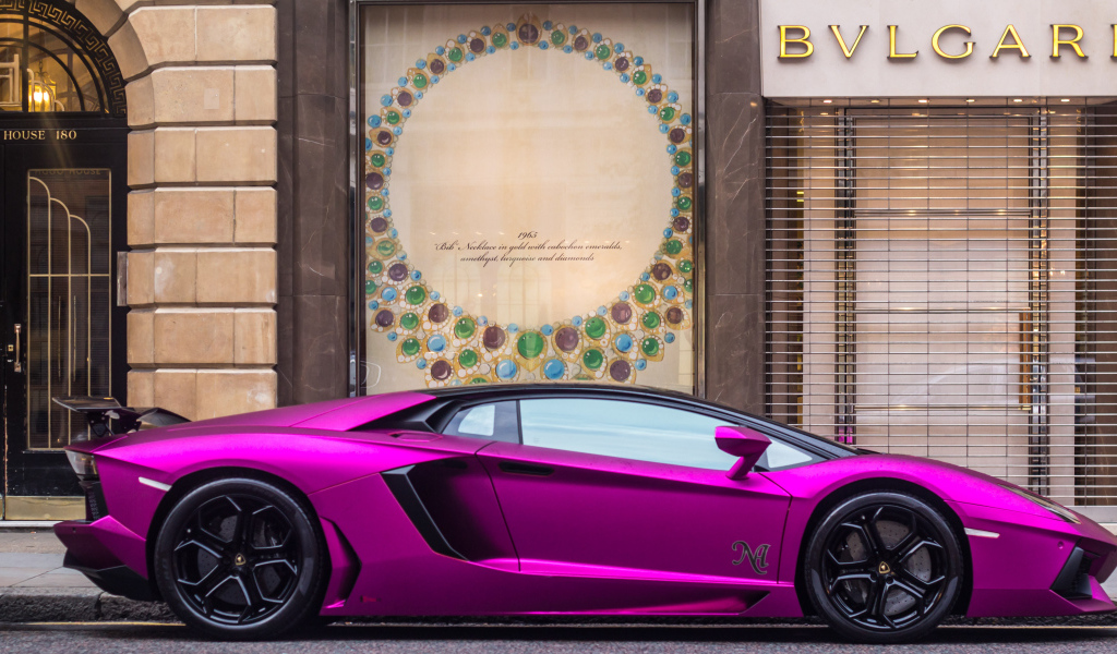 Пурпурный ламборджини