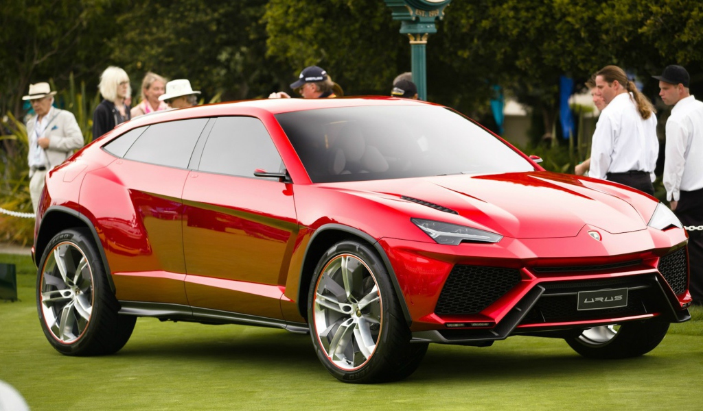 Красный Lamborghini Urus
