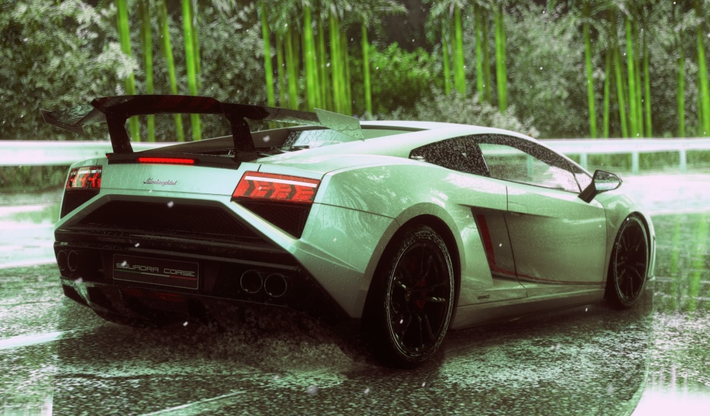 Нежно зеленый цвет Ламборгини