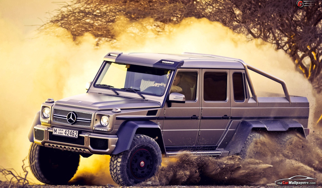 Мощный внедорожник Мерседес Gelenvagen