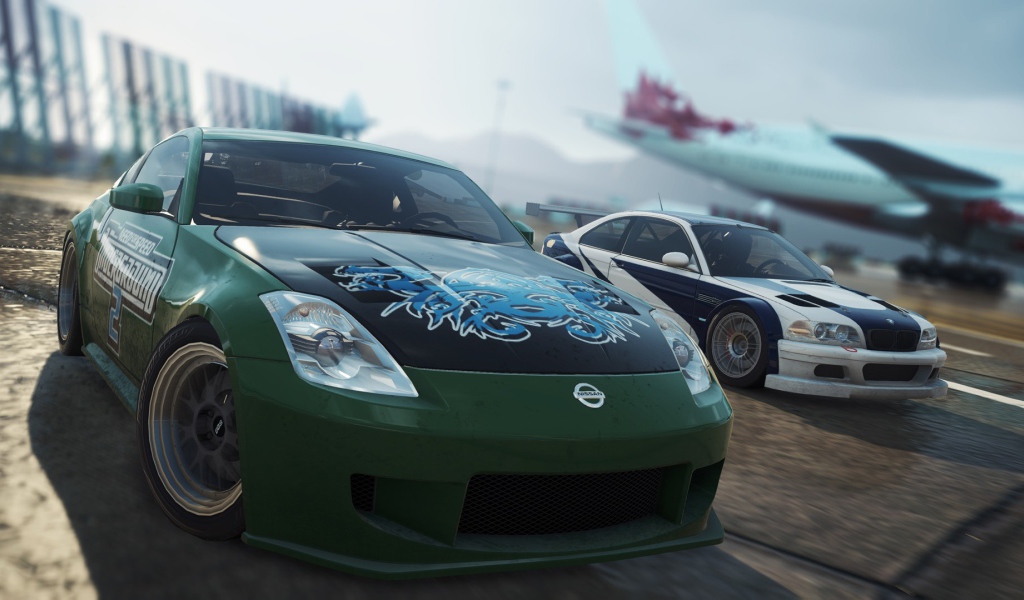 Зеленый спортивный Nissan 350Z