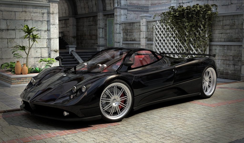 Черный спортивный Pagani