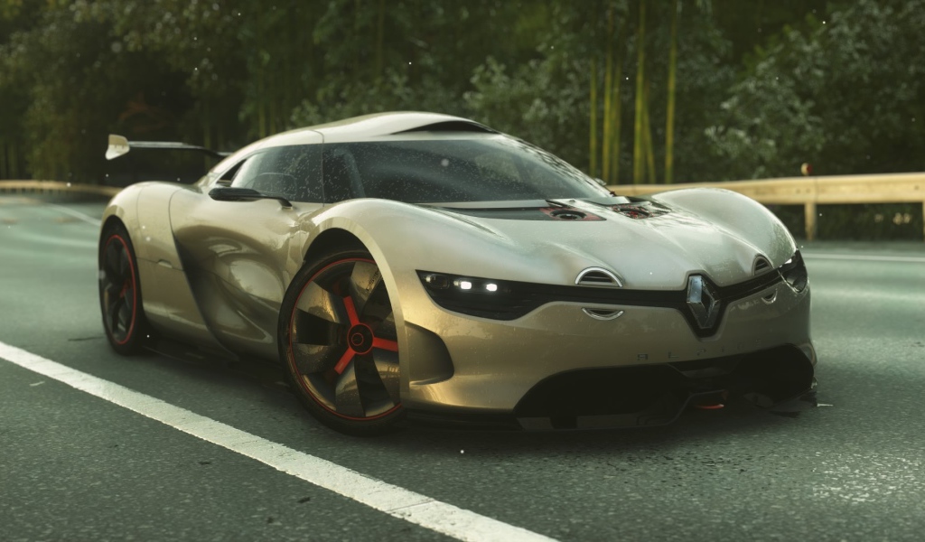 Автомобиль Renault Alpine в игре