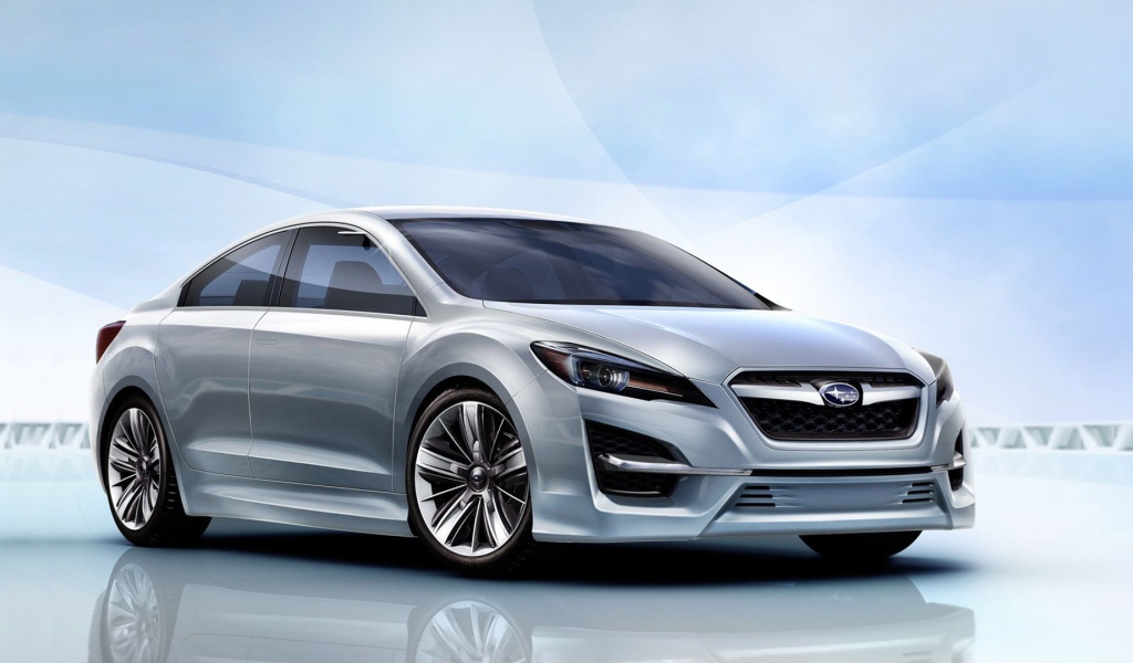 Серебристый концепт Subaru