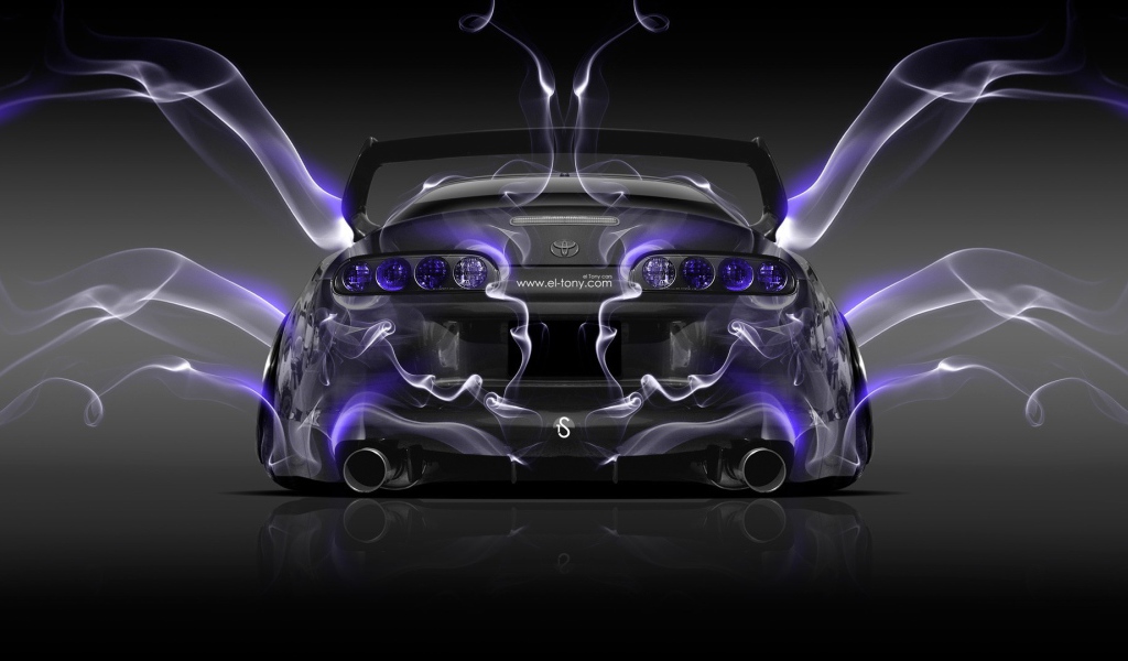 Голубая энергия Toyota Supra