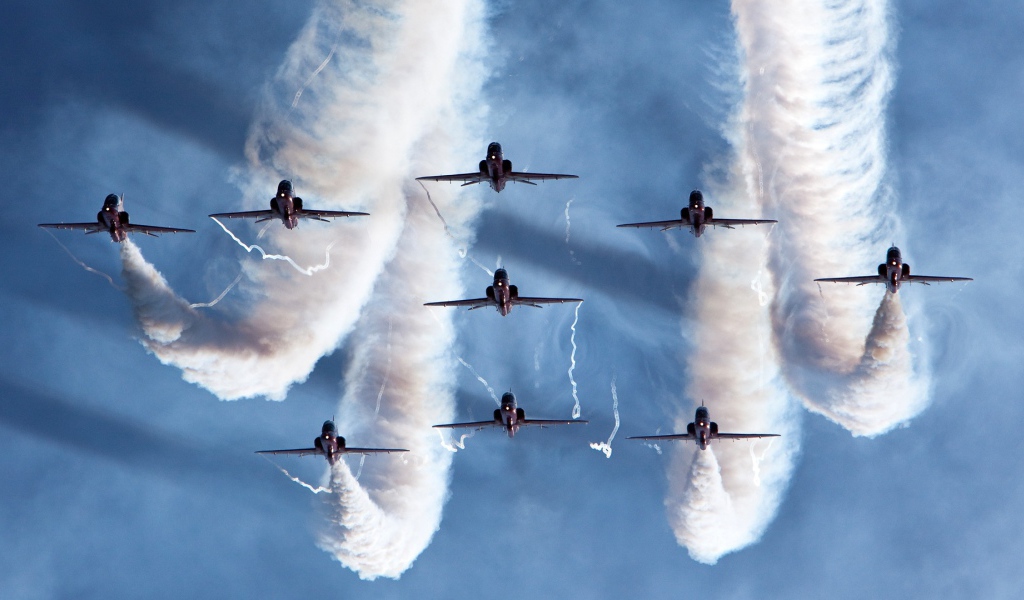 Акробатические трюки от королевских ВВС