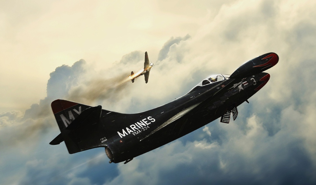 Черный самолет морской авиации