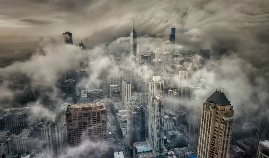 Чикаго в густом тумане