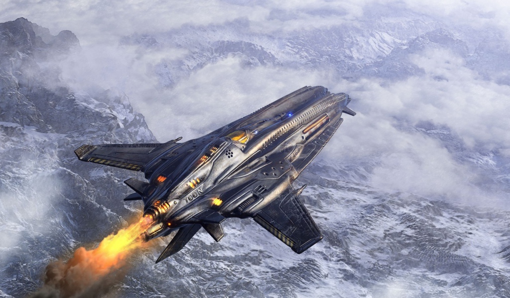 Фантастический военный самолет