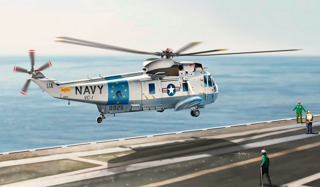 Вертолет ВМФ Sikorsky SH-3 Sea King