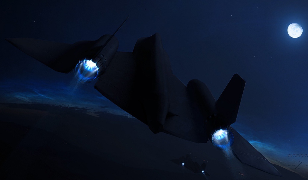 Самолет невидимка Lockheed SR-71 Blackbird