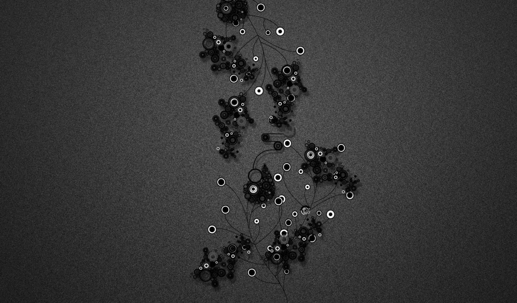 Абстрактные точки на сером фоне