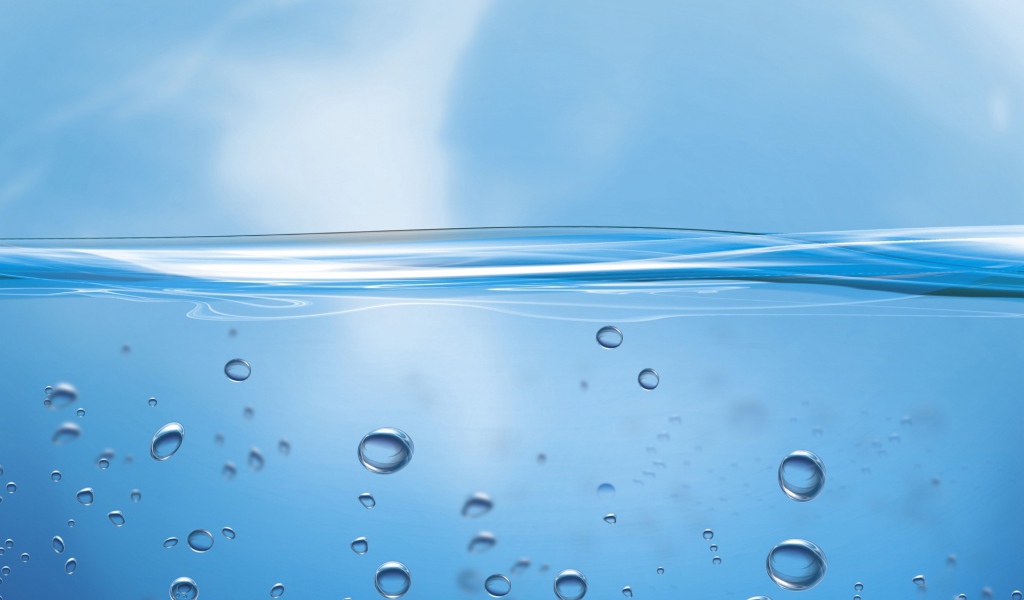 Пузырьки воздуха поднимаются на поверхность