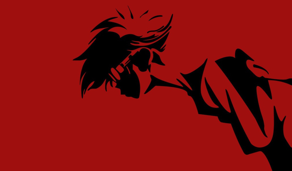 Аниме Ковбой Бибоп, красный фон