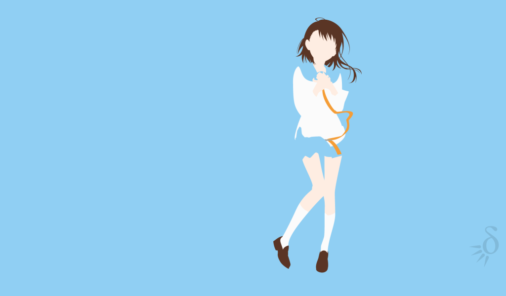 Аниме манга Nisekoi, голубой фон