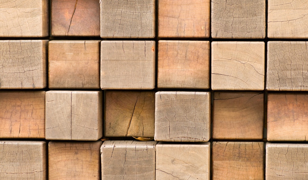 Фон из деревянных кубиков