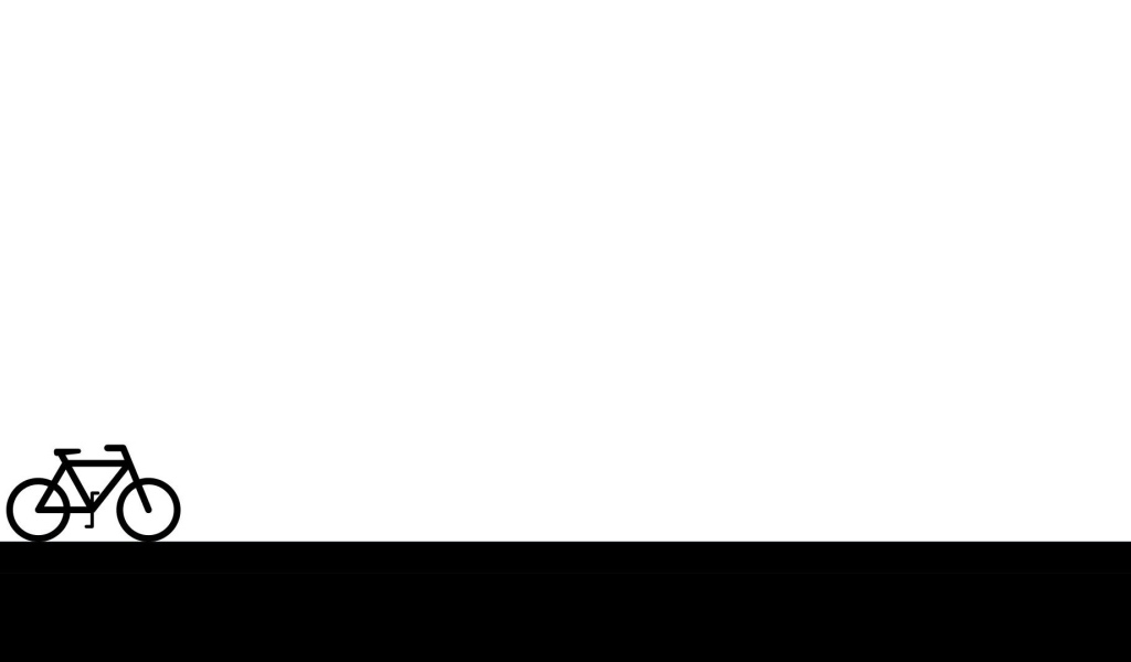 Велосипед на белом фоне