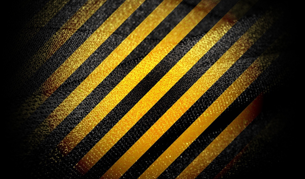 Черные и желтые косые полосы