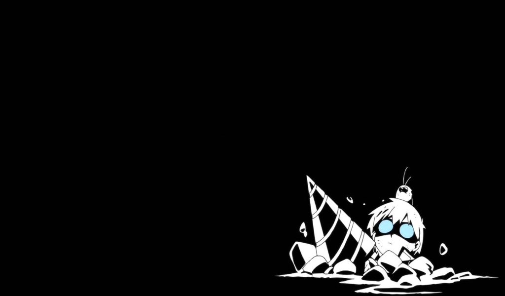 Черный фон, аниме Гуррен-Лаганн