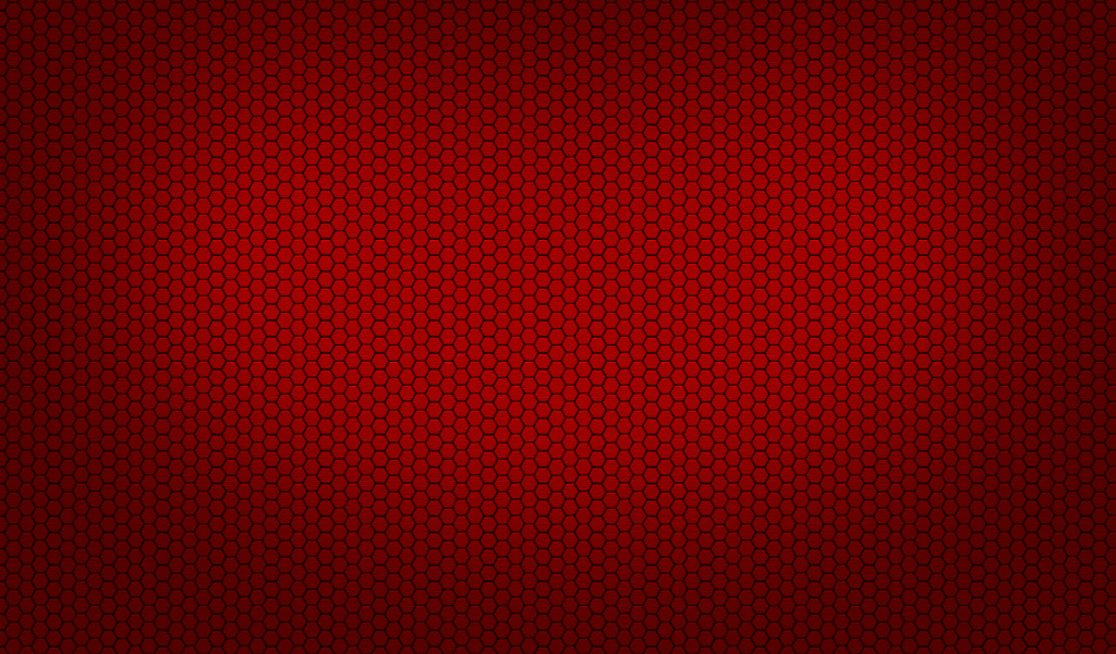 Черные соты, красный фон